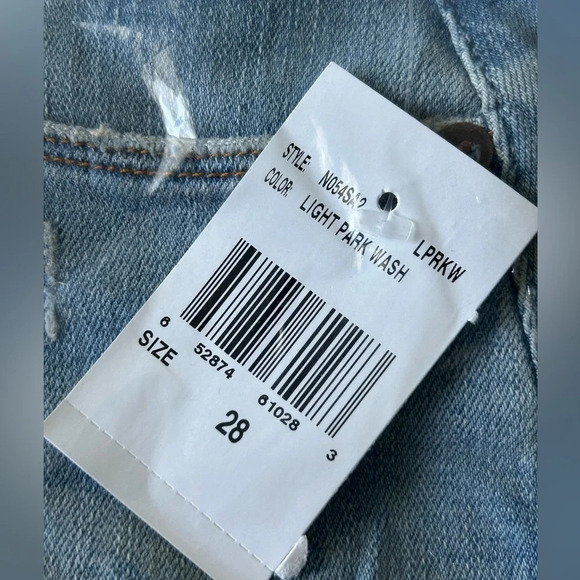 Nwt edyson Delon High Rise denim Short light park wash 26 27 28 29 30 31 cutoffs - Picture 7 of 8